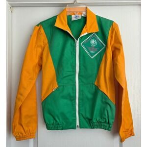 VTG Levi's 1984 Olympic Games Official Staff Uniform Jacket‎ Green Orange Sz M